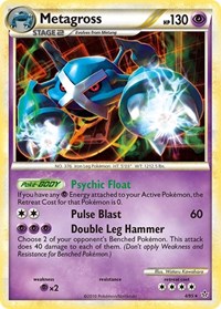 Metagross (4/95) (Cracked Ice Holo) (Theme Deck Exclusive) [HeartGold & SoulSilver: Unleashed] | Rock City Comics