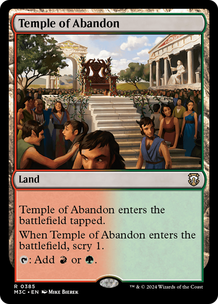 Temple of Abandon [Modern Horizons 3 Commander] | Rock City Comics