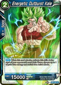 Energetic Outburst Kale (Divine Multiverse Draft Tournament) (DB2-038) [Tournament Promotion Cards] | Rock City Comics