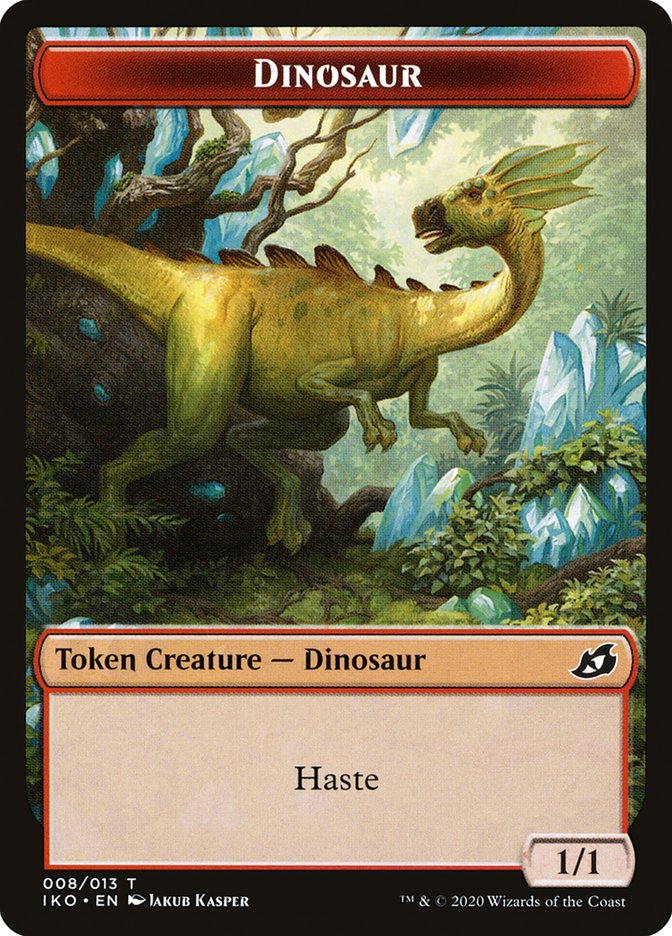 Dinosaur Token [Ikoria: Lair of Behemoths Tokens] | Rock City Comics