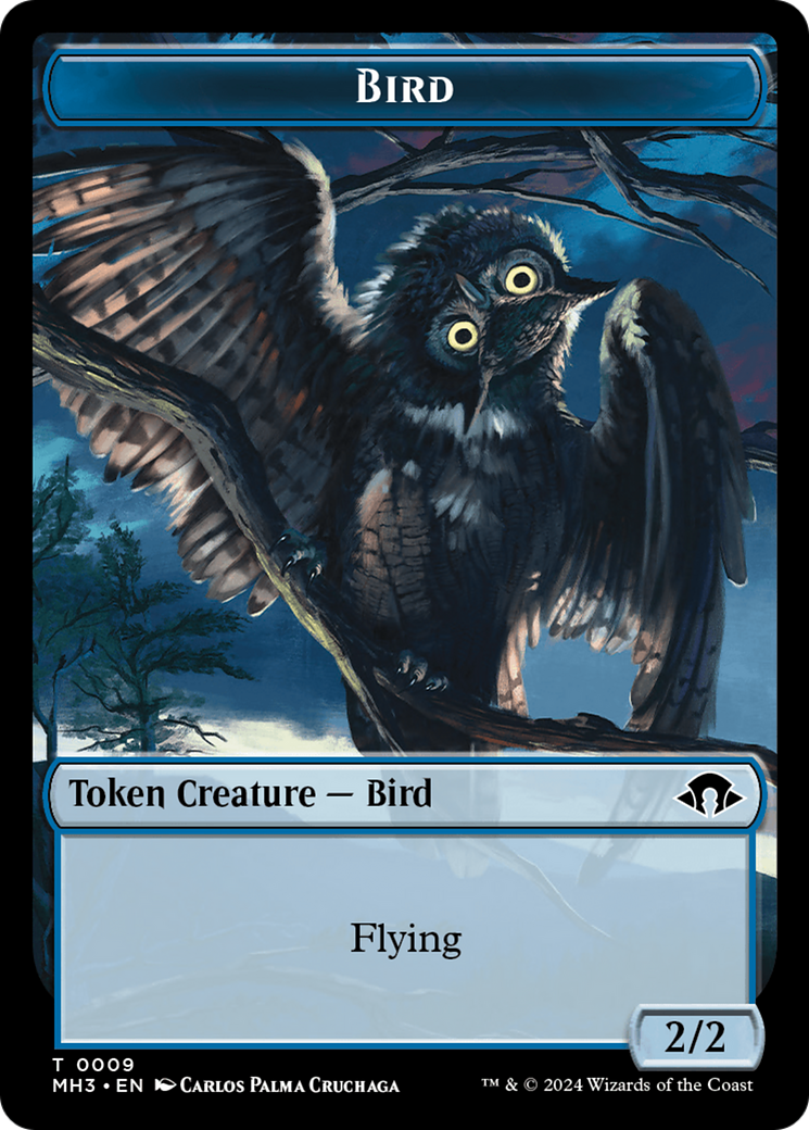 Eldrazi Spawn // Bird Double-Sided Token [Modern Horizons 3 Tokens] | Rock City Comics