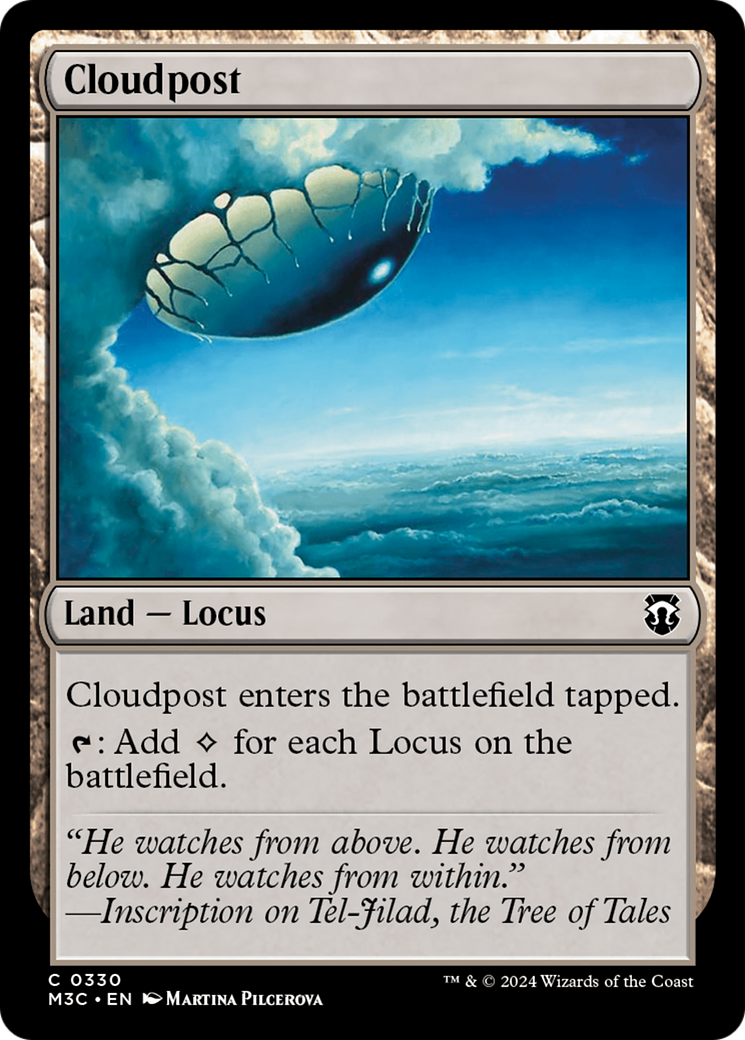 Cloudpost (Ripple Foil) [Modern Horizons 3 Commander] | Rock City Comics