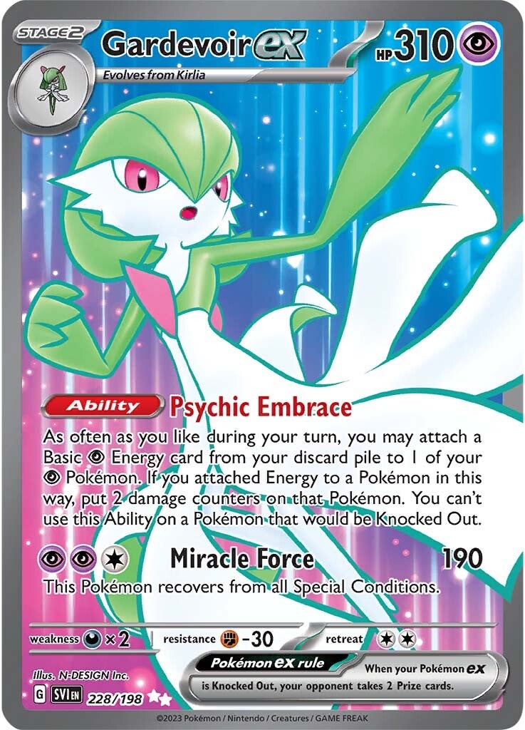 Gardevoir ex (228/198) [Scarlet & Violet: Base Set] | Rock City Comics