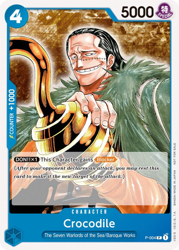 Crocodile (Promotion Pack 2022) [One Piece Promotion Cards] | Rock City Comics