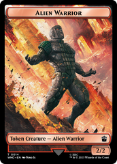 Soldier // Alien Warrior Double-Sided Token [Doctor Who Tokens] | Rock City Comics