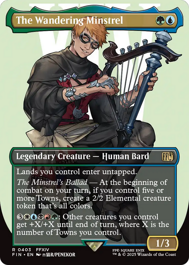 The Wandering Minstrel (Borderless) [FINAL FANTASY] | Rock City Comics