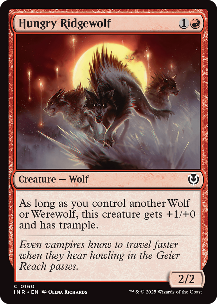 Hungry Ridgewolf [Innistrad Remastered] | Rock City Comics