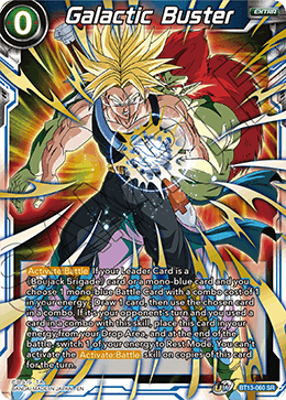 Galactic Buster (BT13-060) [Supreme Rivalry] | Rock City Comics