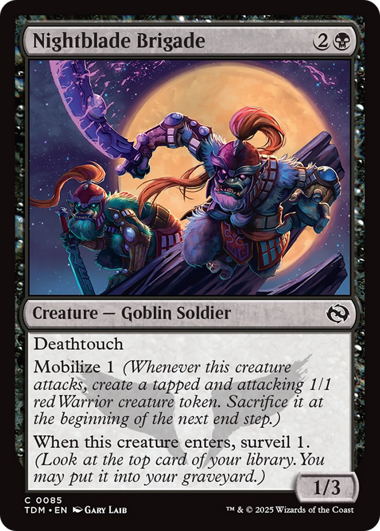 Nightblade Brigade [Tarkir: Dragonstorm] | Rock City Comics
