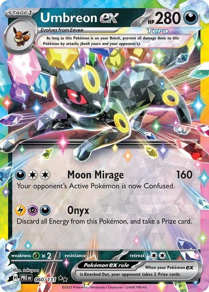 Umbreon ex (060/131) [Scarlet & Violet: Prismatic Evolutions] | Rock City Comics