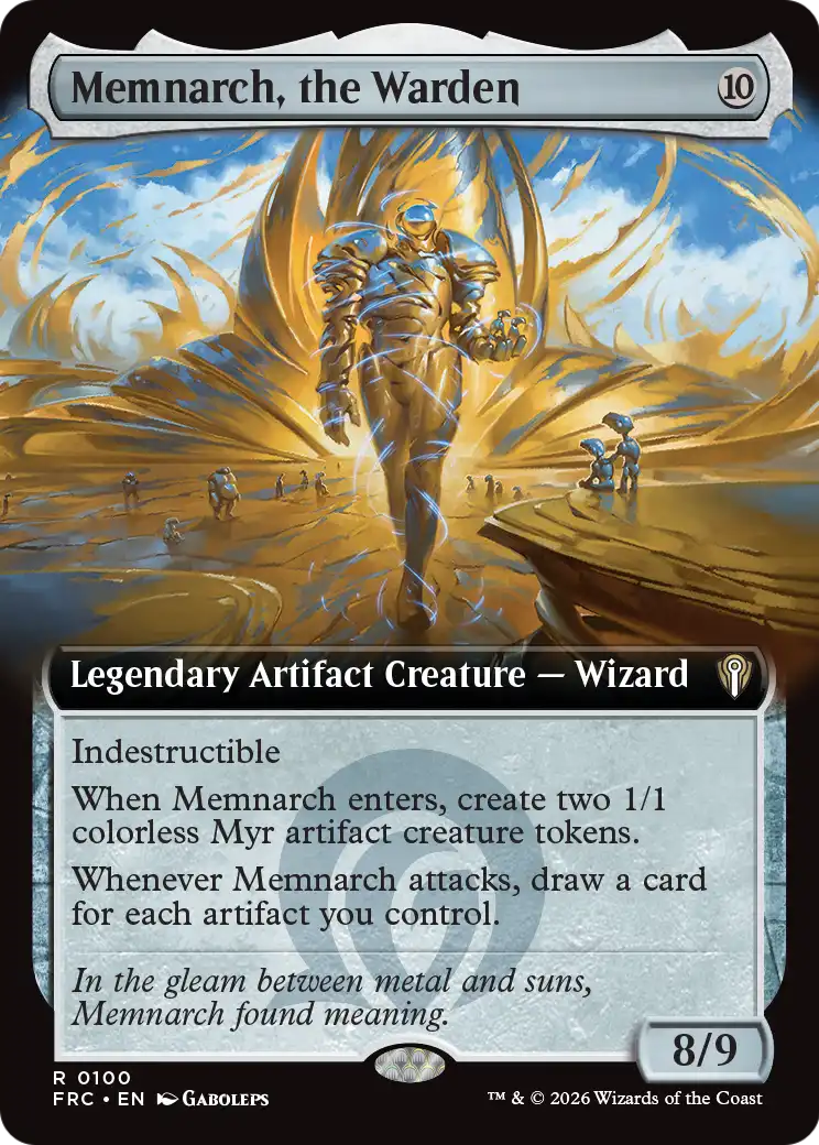 Memnarch, the Warden (Extended Art) [Reality Fracture Commander] | Rock City Comics