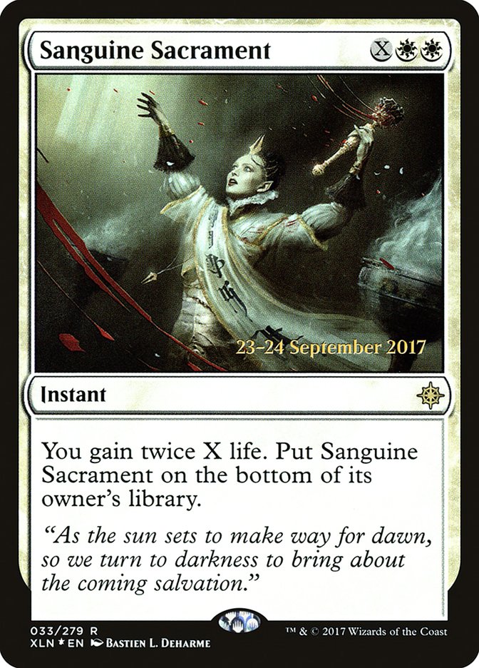 Sanguine Sacrament [Ixalan Prerelease Promos] | Rock City Comics