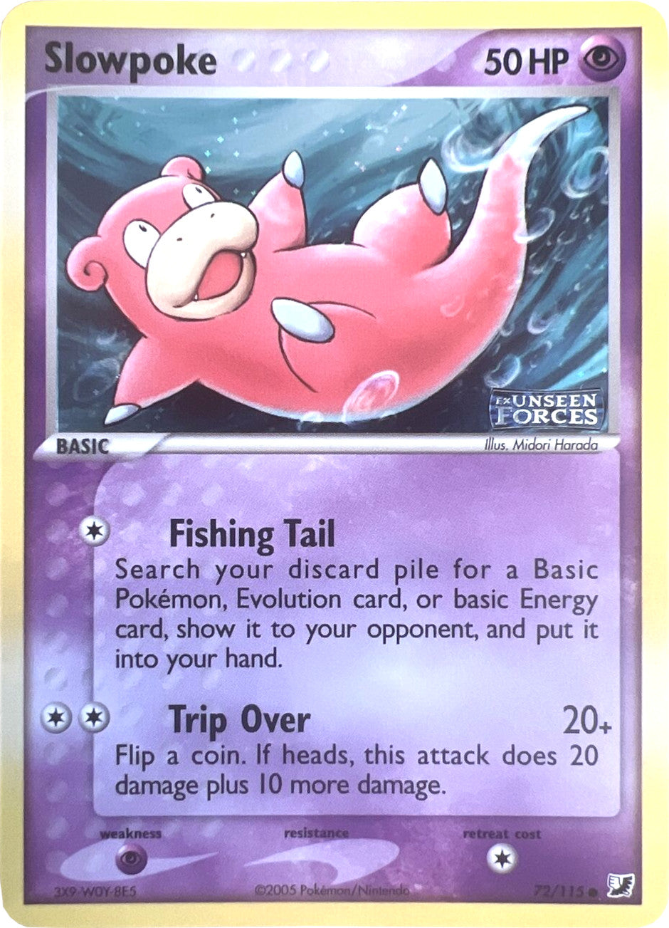 Slowpoke (72/115) (Stamped) [EX: Unseen Forces] | Rock City Comics