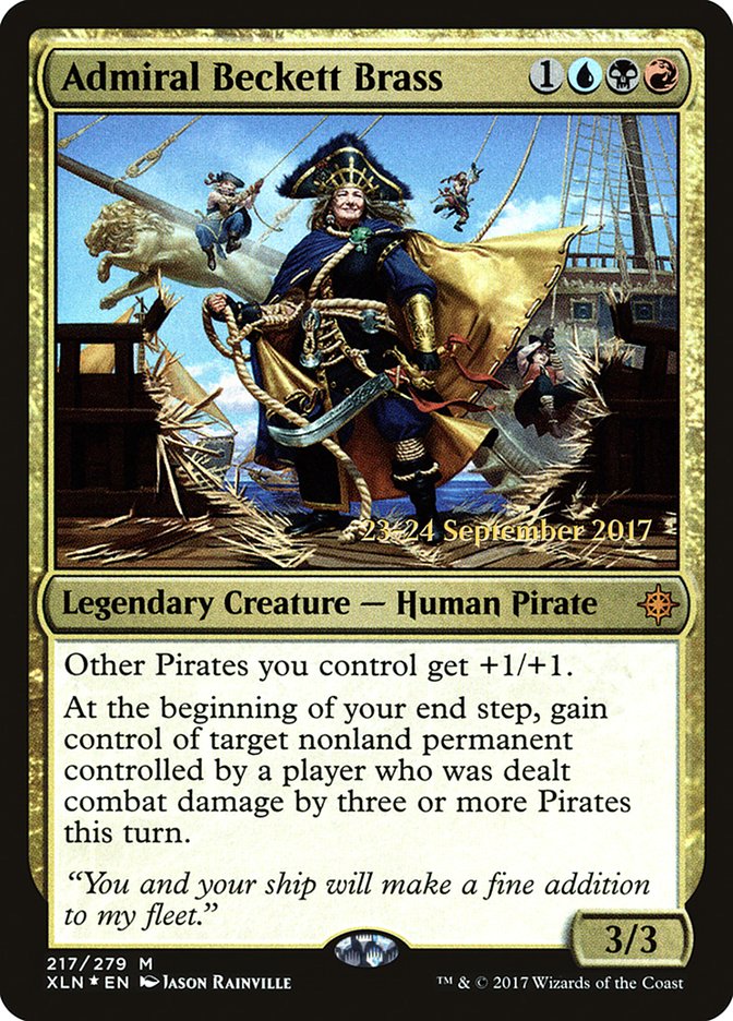 Admiral Beckett Brass [Ixalan Prerelease Promos] | Rock City Comics