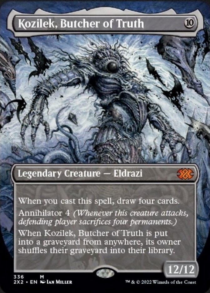 Kozilek, Butcher of Truth (Borderless Alternate Art) [Double Masters 2022] | Rock City Comics