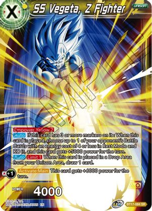 SS Vegeta, Z Fighter (BT17-084) [Ultimate Squad] | Rock City Comics