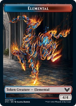 Elemental // Pest Double-Sided Token [Strixhaven: School of Mages Tokens] | Rock City Comics