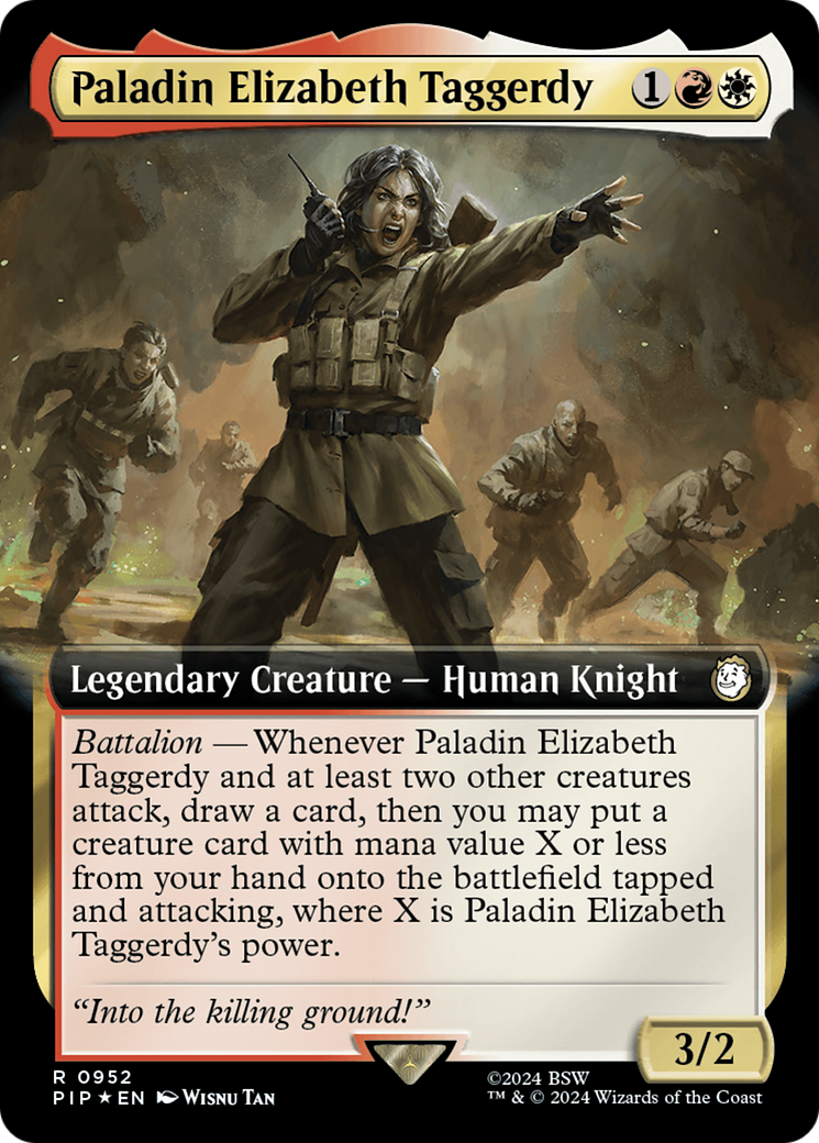 Paladin Elizabeth Taggerdy (Extended Art) (Surge Foil) [Fallout] | Rock City Comics