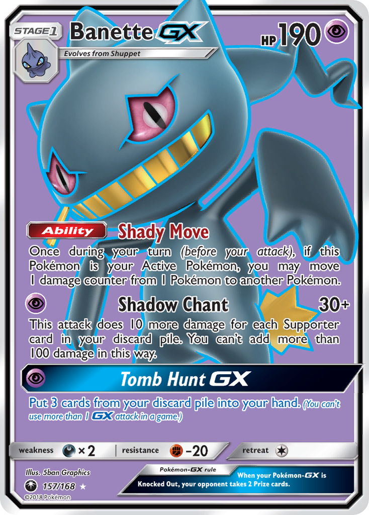 Banette GX (157/168) [Sun & Moon: Celestial Storm] | Rock City Comics