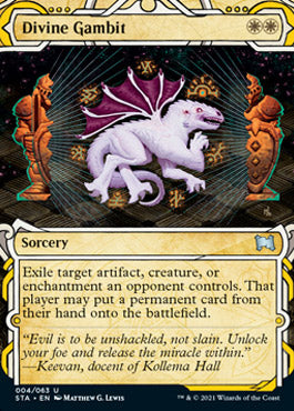 Divine Gambit (Foil Etched) [Strixhaven: Mystical Archive] | Rock City Comics