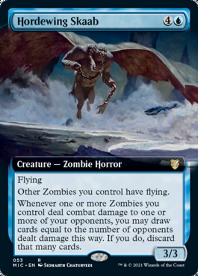 Hordewing Skaab (Extended Art) [Innistrad: Midnight Hunt Commander] | Rock City Comics