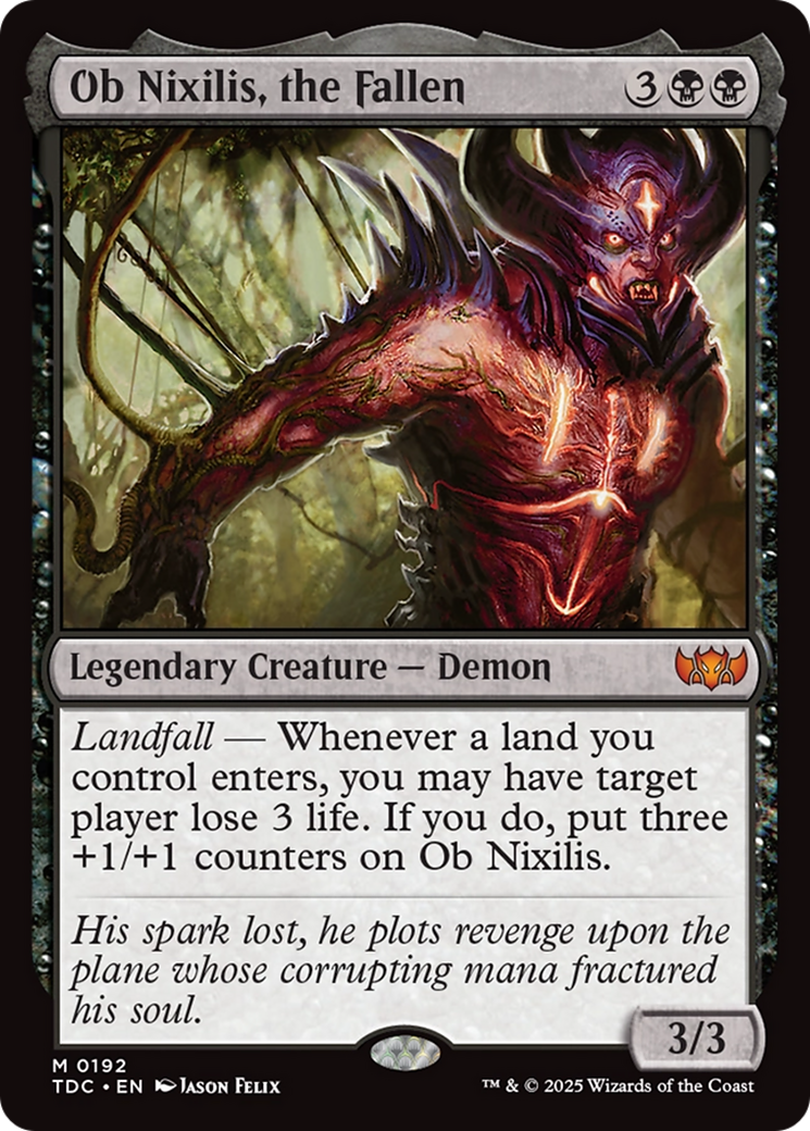 Ob Nixilis, the Fallen [Tarkir: Dragonstorm Commander] | Rock City Comics