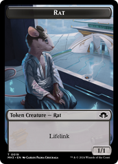 Rat // Energy Reserve Double-Sided Token [Modern Horizons 3 Tokens] | Rock City Comics