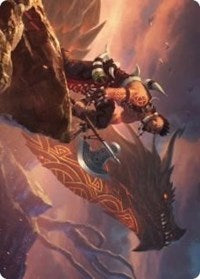Dragonkin Berserker Art Card [Kaldheim Art Series] | Rock City Comics