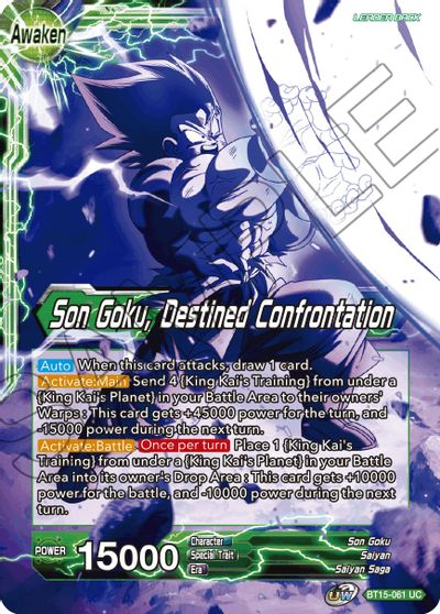 Son Goku // Son Goku, Destined Confrontation (BT15-061) [Saiyan Showdown] | Rock City Comics