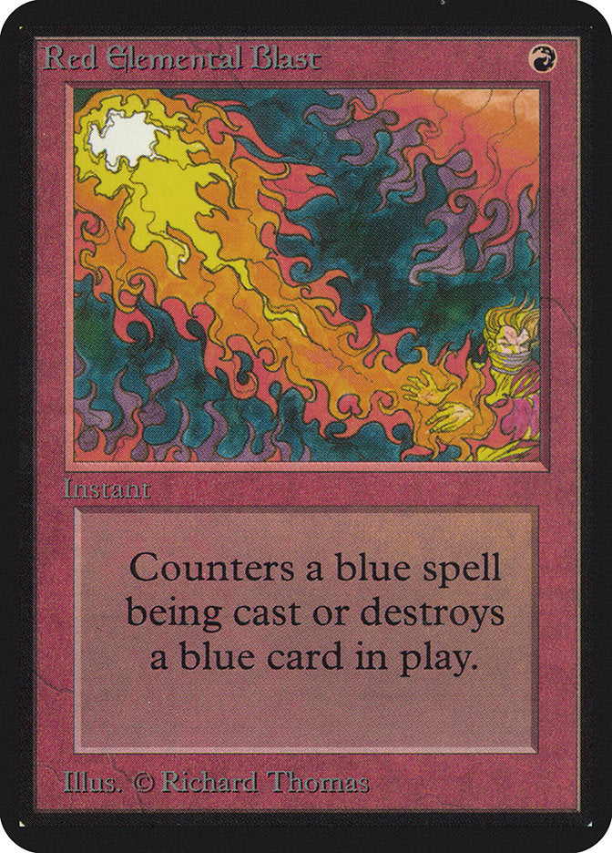 Red Elemental Blast [Alpha Edition] | Rock City Comics