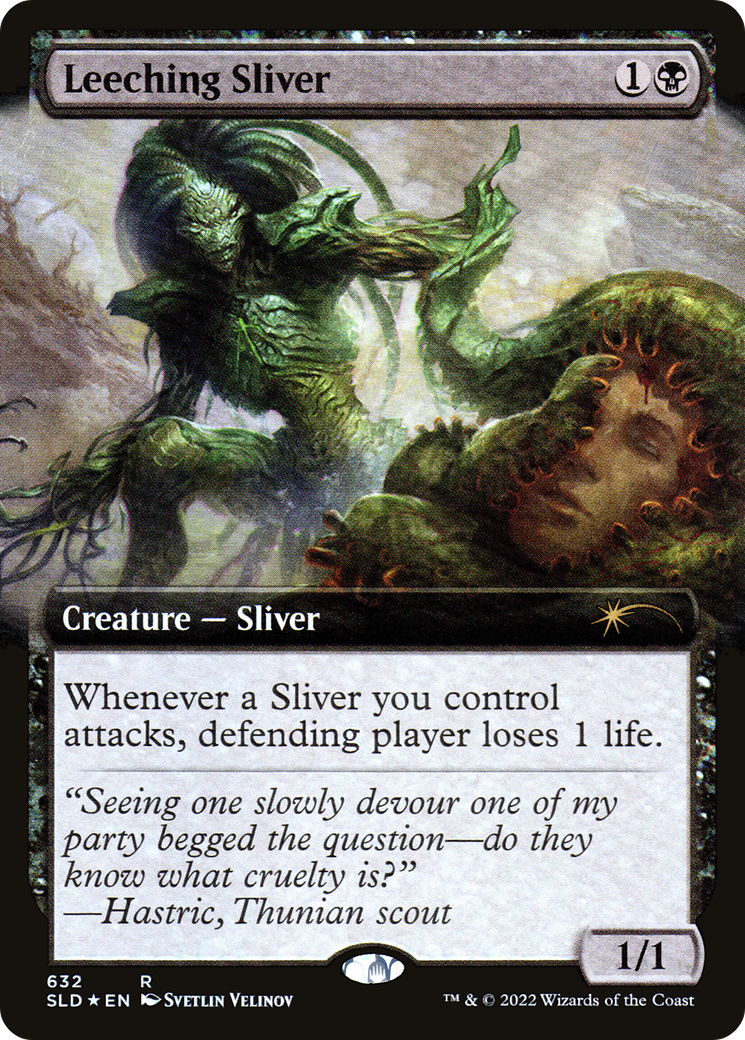 Leeching Sliver (Extended Art) [Secret Lair Drop Promos] | Rock City Comics