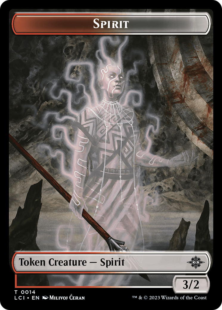 Spirit Token [The Lost Caverns of Ixalan Tokens] | Rock City Comics