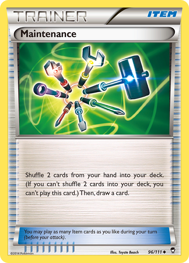 Maintenance (96/111) [XY: Furious Fists] | Rock City Comics