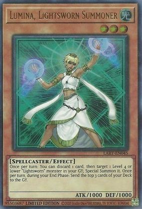 Lumina, Lightsworn Summoner [LART-EN045] Ultra Rare | Rock City Comics