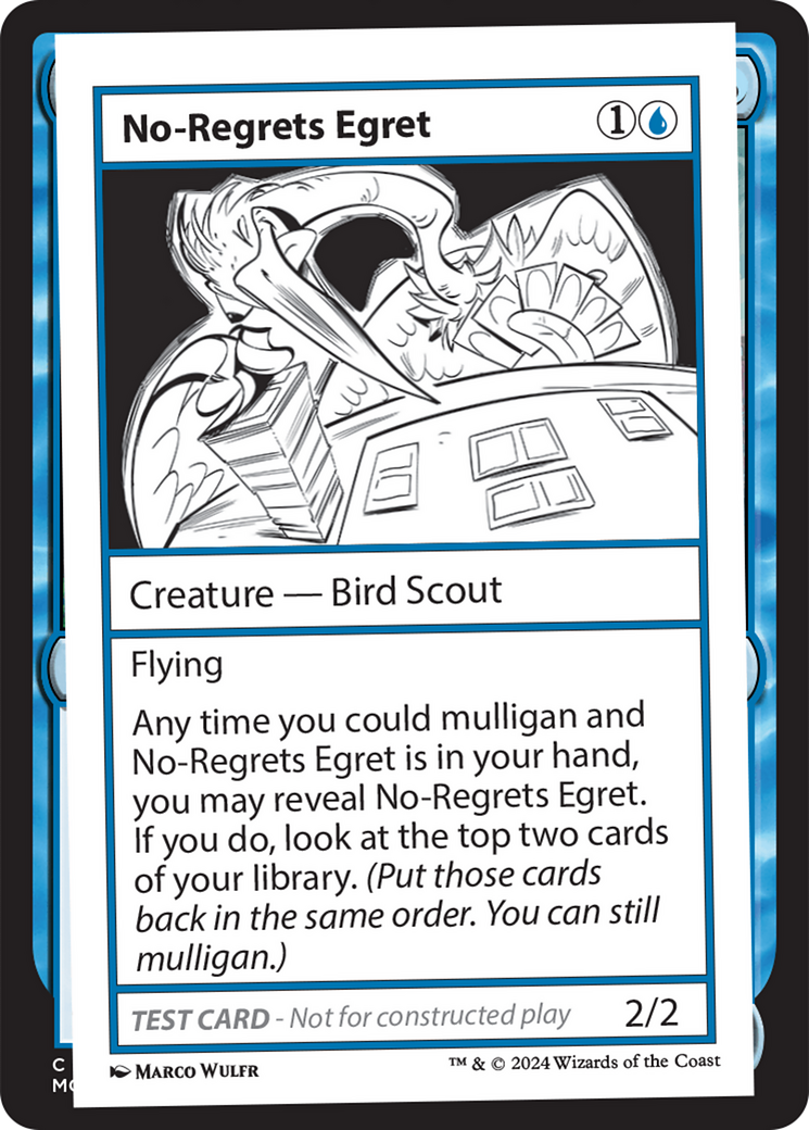 No-Regrets Egret [Mystery Booster 2 Playtest Cards] | Rock City Comics