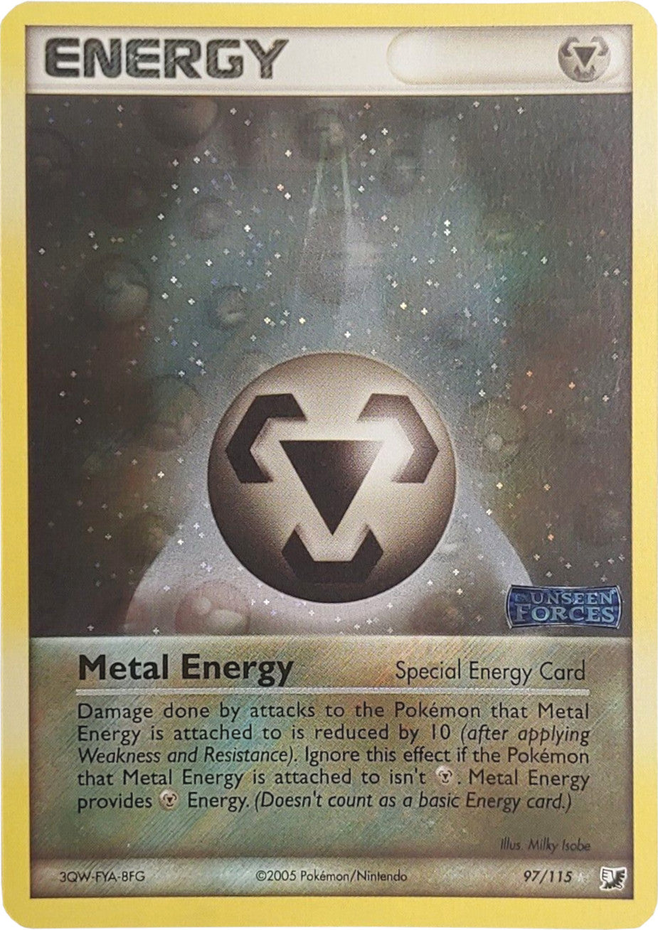 Metal Energy (97/115) (Stamped) [EX: Unseen Forces] | Rock City Comics