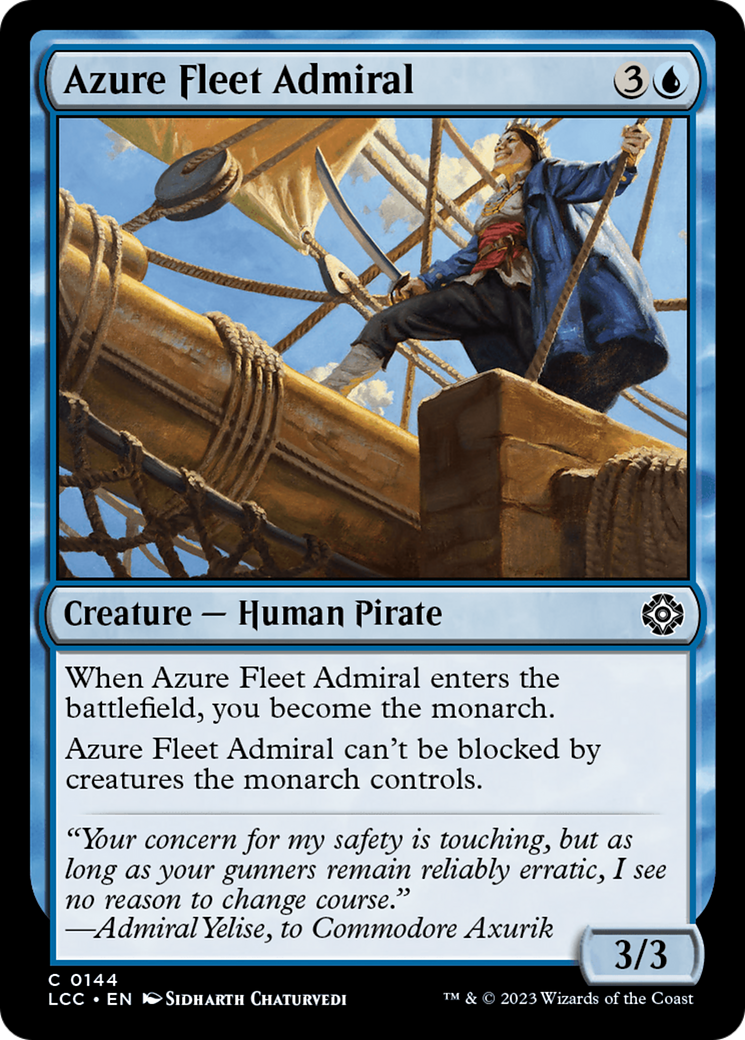 Azure Fleet Admiral [The Lost Caverns of Ixalan Commander] | Rock City Comics
