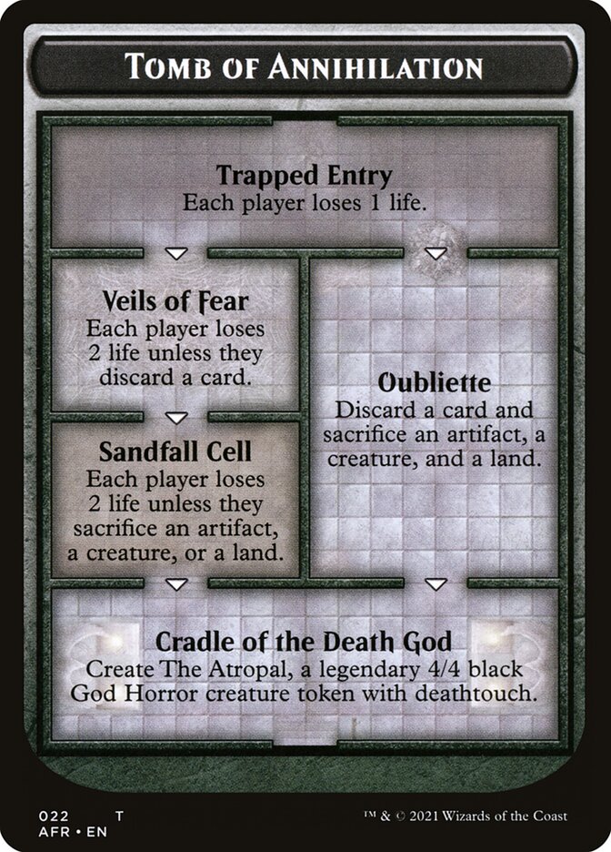 Tomb of Annihilation Token (Oversized) [Oversize Cards] | Rock City Comics