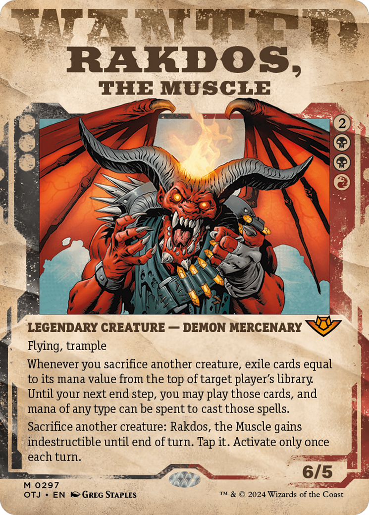 Rakdos, the Muscle (Showcase) [Outlaws of Thunder Junction] | Rock City Comics