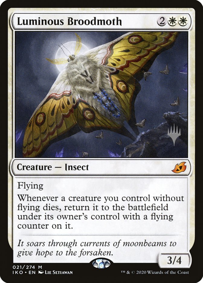 Luminous Broodmoth (Promo Pack) [Ikoria: Lair of Behemoths Promos] | Rock City Comics