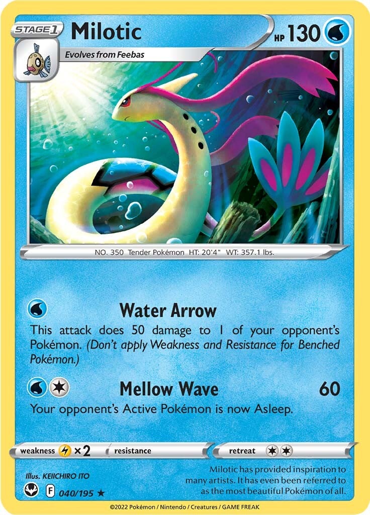 Milotic (040/195) [Sword & Shield: Silver Tempest] | Rock City Comics