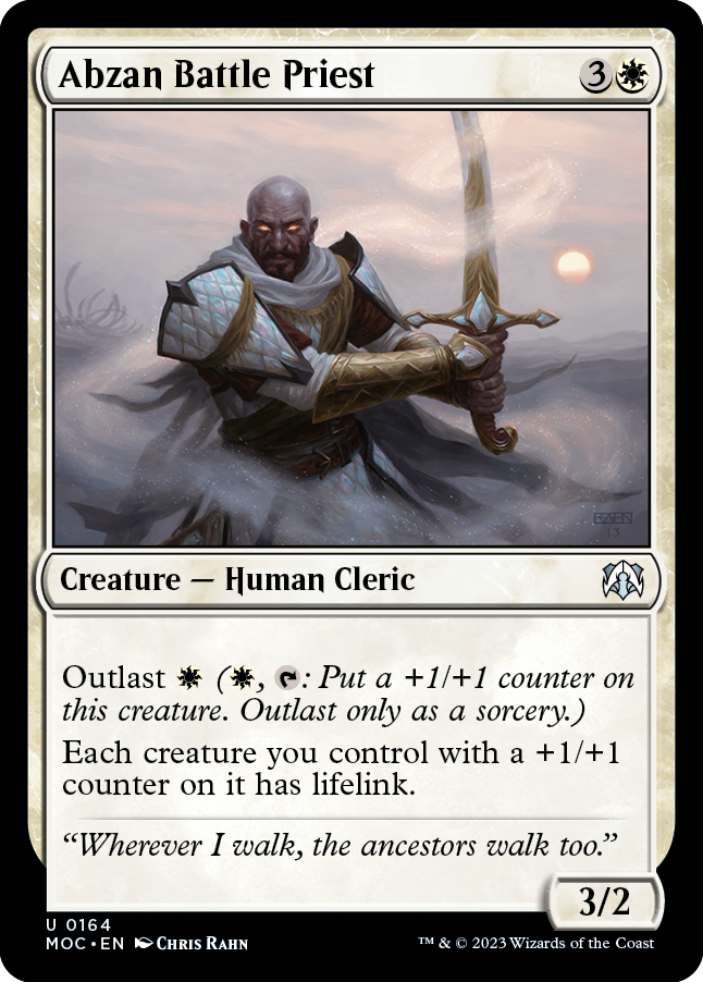 Abzan Battle Priest [March of the Machine Commander] | Rock City Comics