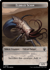 Eldrazi Spawn (Ripple Foil) // Eldrazi Scion Double-Sided Token [Modern Horizons 3 Commander Tokens] | Rock City Comics