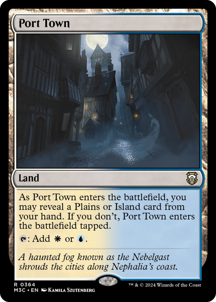 Port Town (Ripple Foil) [Modern Horizons 3 Commander] | Rock City Comics