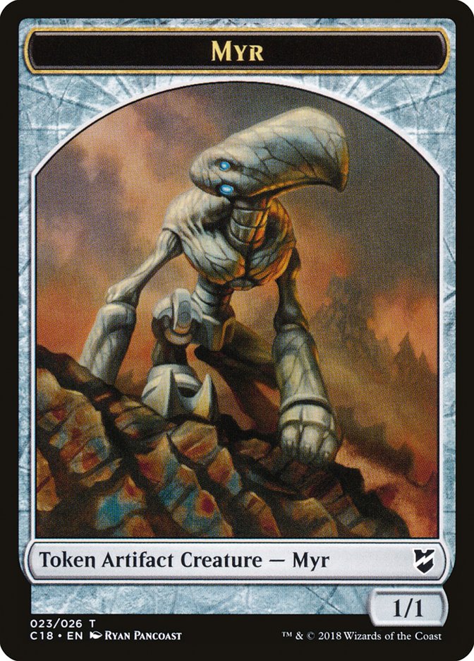 Myr Token (023/026) [Commander 2018 Tokens] | Rock City Comics
