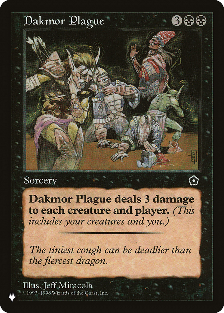 Dakmor Plague [The List Reprints] | Rock City Comics