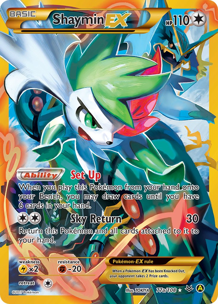 Shaymin EX (77a/108) [Alternate Art Promos] | Rock City Comics