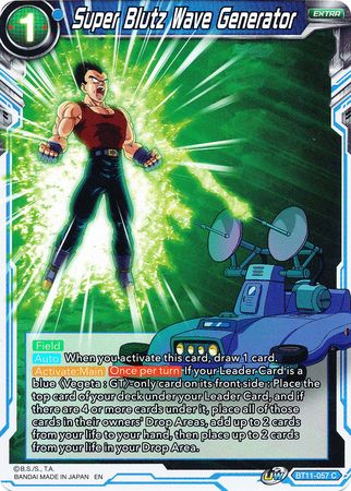 Super Blutz Wave Generator (BT11-057) [Vermilion Bloodline 2nd Edition] | Rock City Comics