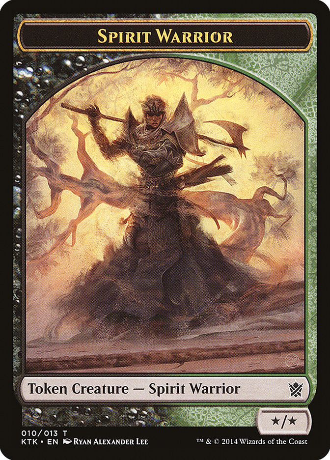 Spirit Warrior Token [Khans of Tarkir Tokens] | Rock City Comics
