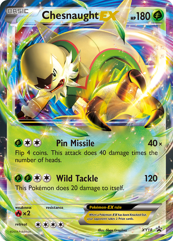 Chesnaught EX (XY18) [XY: Black Star Promos] | Rock City Comics